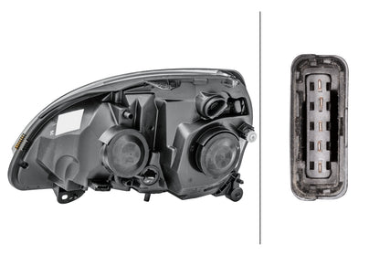 HELLA Halogen-Headlight - right - for e.g. Renault Clio II (BB_, CB_) 1LB008461-761