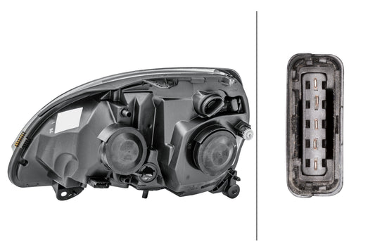 HELLA Halogen-Headlight - right - for e.g. Renault Clio II (BB_, CB_) 1LB008461-761