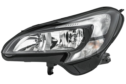 HELLA Halogen/FF-Headlight - left - for e.g. Opel Corsa E (X15) 1LF011830-031