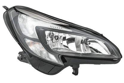 HELLA FF/Halogen-Headlight - right - for e.g. Opel Corsa E (X15) 1LF011830-041