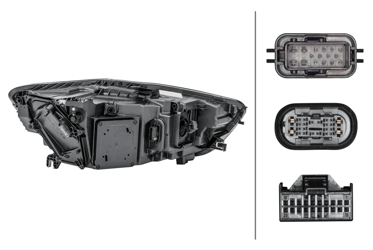 HELLA LED-Headlight - left - for e.g. Audi A6 Avant (4G5, 4GD, C7) 1EX011151-411