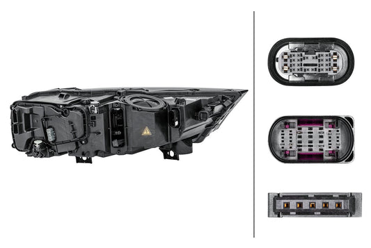 HELLA Bi-Xenon/LED-Headlight - left - for e.g. Audi Q7 (4MB, 4MG) - 1ZS354841-031