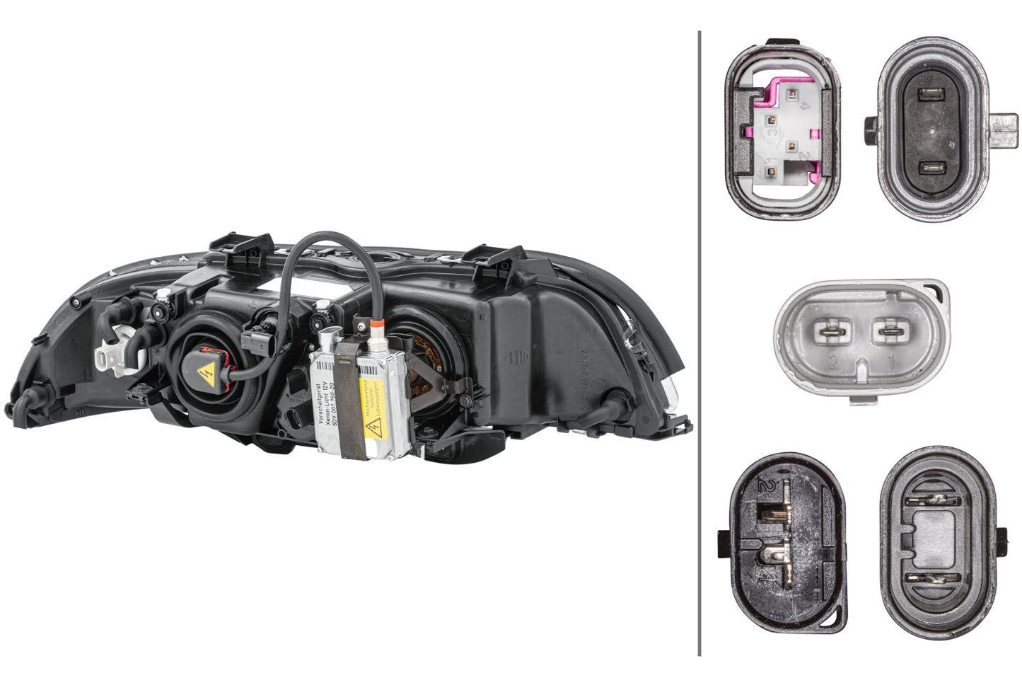 HELLA DE/Halogen/Xenon-Headlight - left - for e.g. BMW 5 (E39) 1LL008052-591