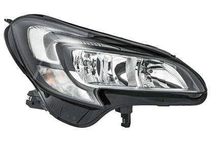 HELLA LED/Halogen/FF-Headlight - right - for e.g. Opel Corsa E (X15) 1LF011830-081