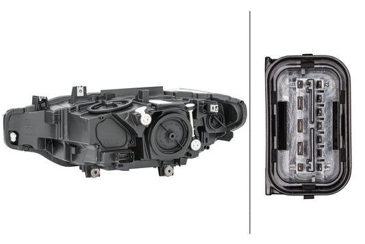 HELLA Halogen/FF-Headlight - right - for e.g. BMW 3 Touring (F31) 1LG012101-941