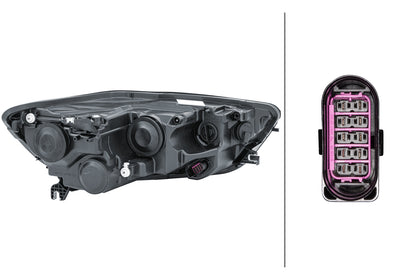 HELLA Halogen-Headlight - left - for e.g. Audi A6 Avant (4G5, 4GD, C7) 1LJ011149-031