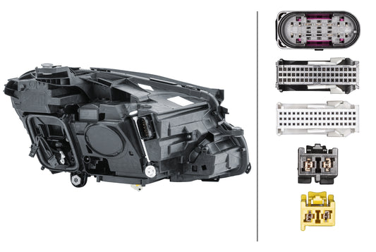 HELLA Bi-LED-Headlight - left - for e.g. Mercedes-Benz E-Class (W213) 1EX012076-611