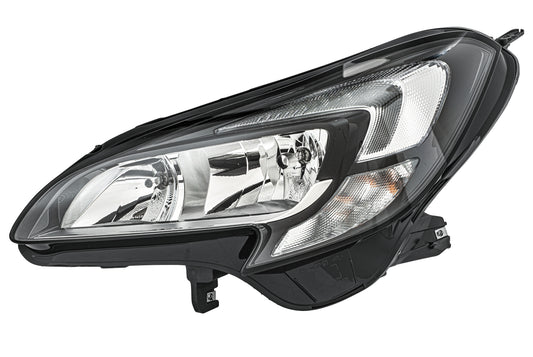 HELLA LED/Halogen/FF-Headlight - left - for e.g. Opel Corsa E (X15) 1LF011830-071