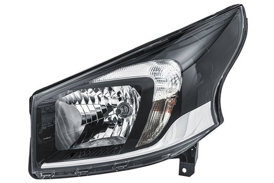 HELLA FF/Halogen-Headlight - left - for e.g. Vauxhall Vivaro B Box (X82) 1LE011565-131