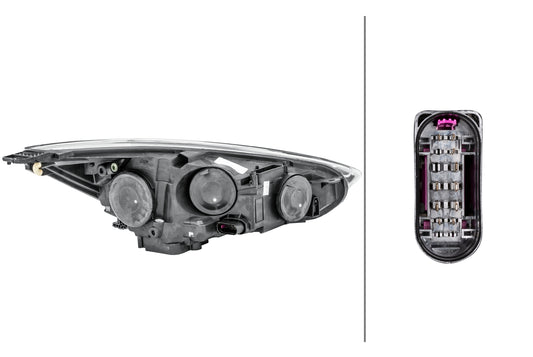 HELLA Bulb-Headlight - left - for e.g. Ford Focus III 1LE354827-171