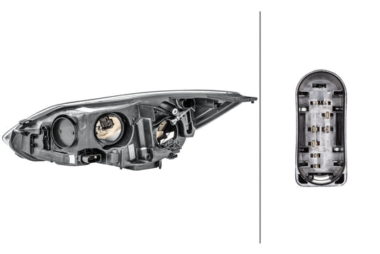 HELLA Halogen-Headlight - right - for e.g. Ford Focus III 1LA354994-081