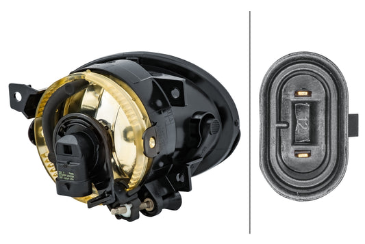 HELLA Bulb-Front Fog Light - left - for e.g. Mercedes-Benz Sprinter 3,5-T Box (906) 1N0011250-351