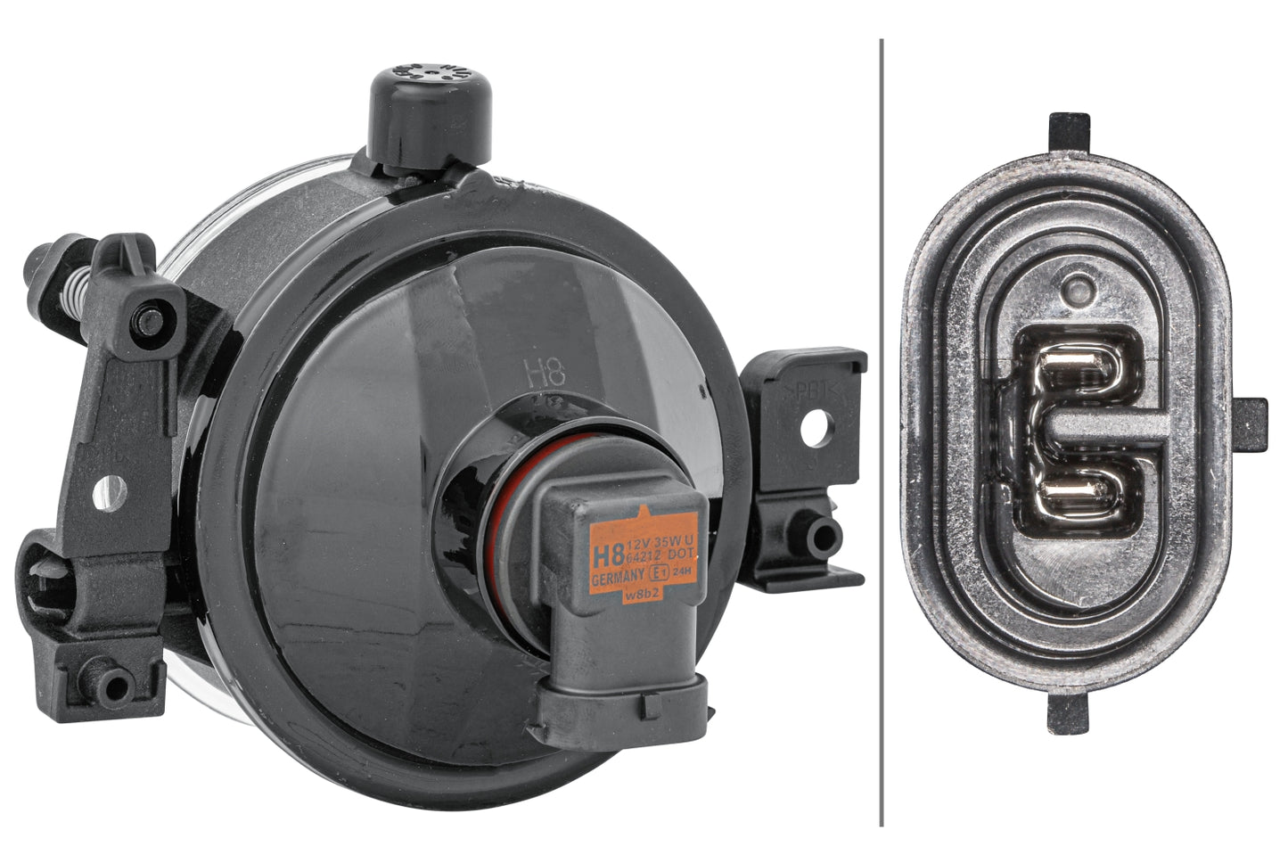 HELLA Bulb-Front Fog Light - right - for e.g. Ford Focus II (DA_, HCP, DP) 1N0354016-021