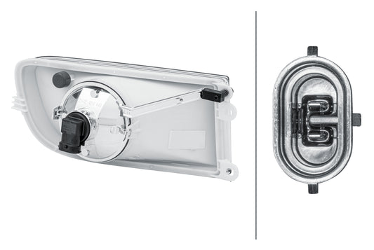 HELLA Bulb-Front Fog Light - left - for e.g. Skoda Octavia II (1Z3) 1N0354017-011