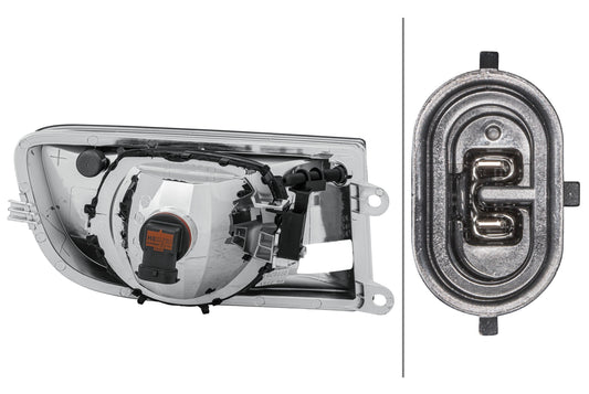 HELLA Bulb-Front Fog Light - left - for e.g. Skoda Octavia II (1Z3) 1N0354017-031