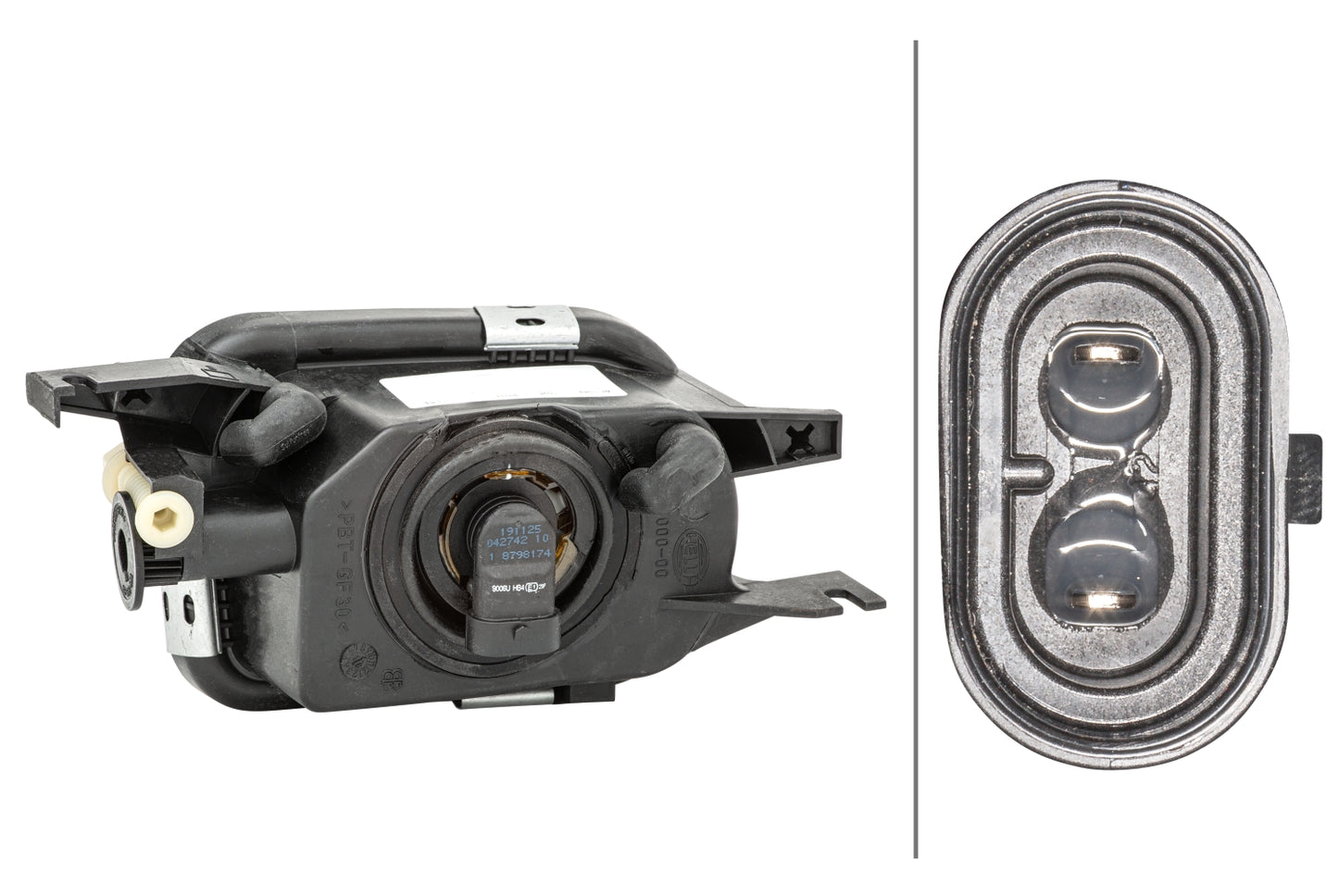 HELLA Bulb-Front Fog Light - right - for e.g. Mercedes-Benz C-Class (W203) 1NA007976-121