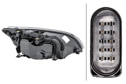 HELLA Halogen-Headlight - left - for e.g. Ford Focus II (DA_, HCP, DP) 1LL010201-071