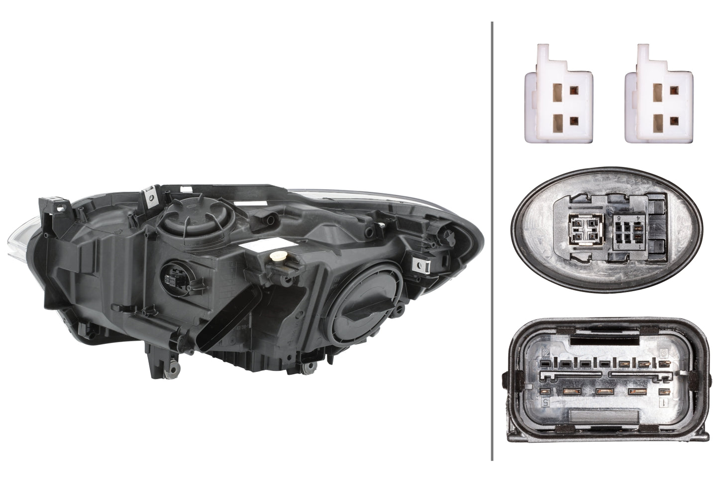HELLA Bi-Xenon/LED-Headlight - right - for e.g. BMW 1 (F20) 1LL010741-581