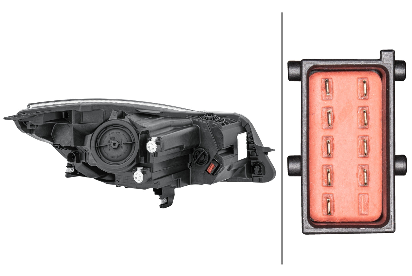 HELLA DE/LED/Halogen-Headlight - left - for e.g. Opel Insignia A Sports Tourer (G09) 1LL011165-771