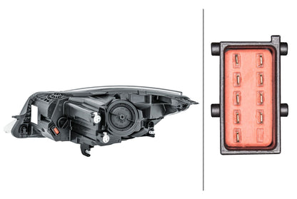 HELLA LED/DE/Halogen-Headlight - right - for e.g. Opel Insignia A Sports Tourer (G09) 1LL011165-781