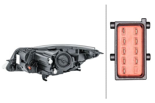 HELLA LED/DE/Halogen-Headlight - right - for e.g. Opel Insignia A Sports Tourer (G09) 1LL011165-781
