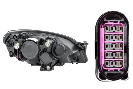 Halogen-Headlight - left - for e.g. Skoda Citigo
