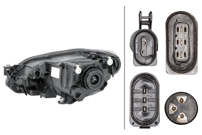 HELLA FF/Halogen-Headlight - right - for e.g. VW Up (121, 122, BL1, BL2) 1LL012644-041