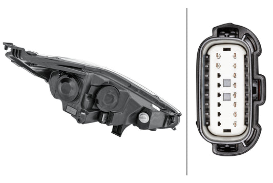 HELLA Halogen-Headlight - left - for e.g. Ford Fiesta VI (CB1, CCN) 1LL354803-091