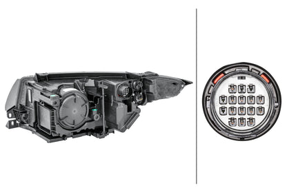 HELLA Halogen-Headlight - right - for e.g. Range Rover Evoque (L538) 1LL354806-121