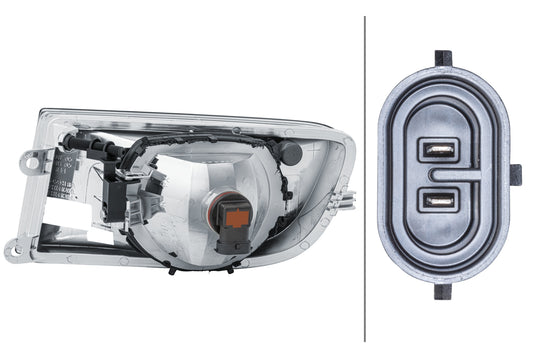 HELLA Bulb-Front Fog Light - right - for e.g. Skoda Octavia II (1Z3) 1N0354017-041