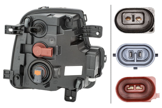 HELLA Bulb-Front Fog Light - left - for e.g. VW Scirocco (137, 138) 1NE011694-111