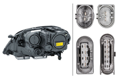 Halogen/Bi-Xenon/FF-Headlight - right - for e.g. Mercedes-Benz M-Class (W164)