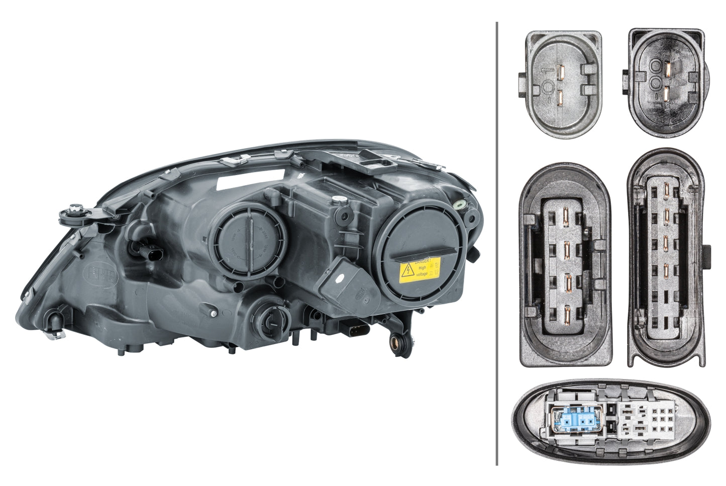 HELLA FF/Bi-Xenon-Headlight - right - for e.g. Mercedes-Benz M-Class (W164) 1ZS263064-521