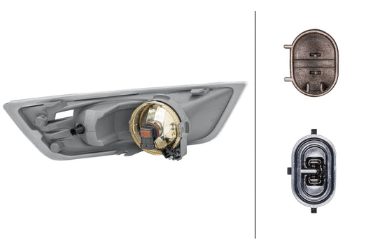 HELLA Bulb-Front Fog Light - left - for e.g. Ford Galaxy (WA6) 1NE010305-011