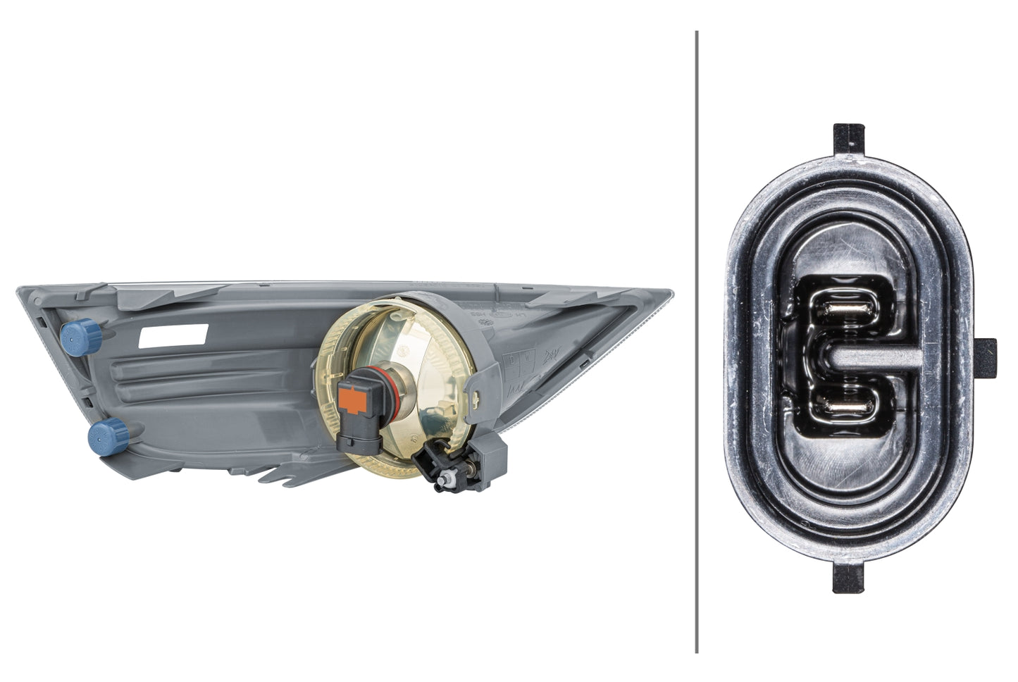 HELLA Bulb-Front Fog Light - left - for e.g. Ford Mondeo IV Turnier (BA7) 1NE010571-011