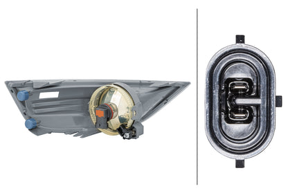 HELLA Bulb-Front Fog Light - left - for e.g. Ford Mondeo IV Turnier (BA7) 1NE010571-011