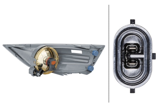 HELLA Bulb-Front Fog Light - right - for e.g. Ford Mondeo IV Turnier (BA7) 1NE010571-021