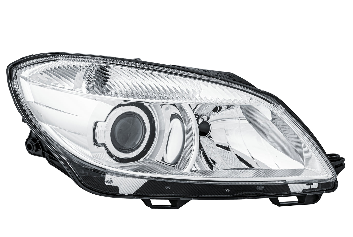 HELLA Halogen/FF/DE-Headlight - right - for e.g. Skoda Fabia II (542) 1ZL010417-421