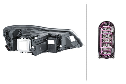 HELLA Xenon-Headlight - left - for e.g. Skoda Octavia II (1Z3) 1ZL247052-311