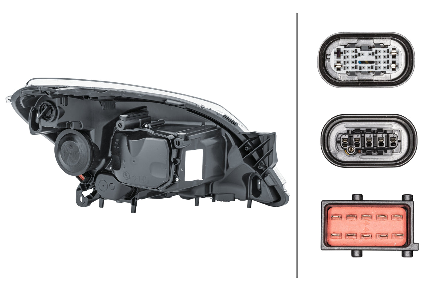 HELLA Bi-Xenon/Halogen-Headlight - left - for e.g. Opel Astra H (A04) 1ZS008710-311
