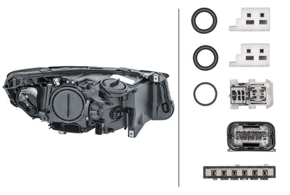 HELLA Bi-Xenon/Halogen-Headlight - left - for e.g. BMW 5 Gran Turismo (F07) 1ZS010130-611