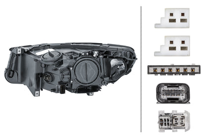 HELLA Bi-Xenon/Halogen-Headlight - right - for e.g. BMW 5 Gran Turismo (F07) 1ZS010130-621