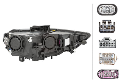 HELLA Bi-Xenon-Headlight - left - for e.g. Audi A3 (8V1, 8VK) 1ZS010740-651