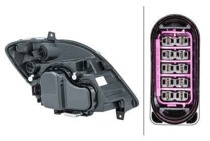 HELLA Bi-Xenon-Headlight - left - for e.g. Mercedes-Benz Sprinter 3,5-T Box (906) 1ZS247012-211