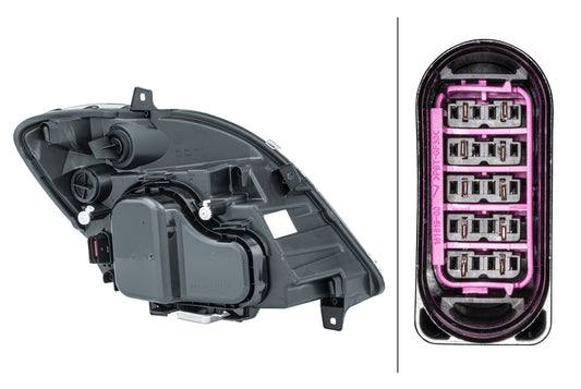 HELLA Bi-Xenon-Headlight - left - for e.g. Mercedes-Benz Sprinter 3,5-T Box (906) 1ZS247012-211