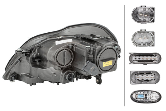HELLA FF/Bi-Xenon/DE/Halogen-Headlight - right - for e.g. Mercedes-Benz GL-Class (X164 1ZS263400-421