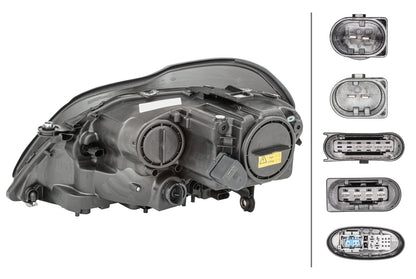 HELLA FF/Bi-Xenon/DE/Halogen-Headlight - right - for e.g. Mercedes-Benz GL-Class (X164 1ZS263400-421