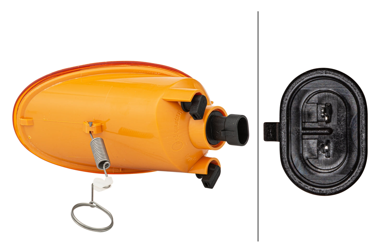 HELLA Direction Indicator - Halogen - Right Front - for e.g. Fiat Multipla (186_) 2BA270016-041