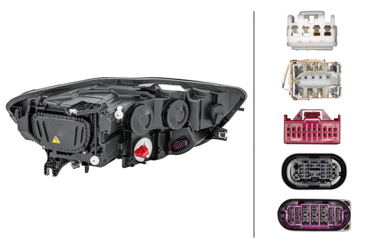 HELLA LED/Bi-Xenon-Headlight - left - for e.g. Audi A6 Avant (4G5, 4GD, C7) 1ZT011150-311