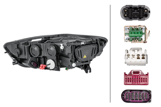 HELLA Bi-Xenon/LED-Headlight - right - for e.g. Audi A6 Avant (4G5, 4GD, C7) 1ZT011150-321
